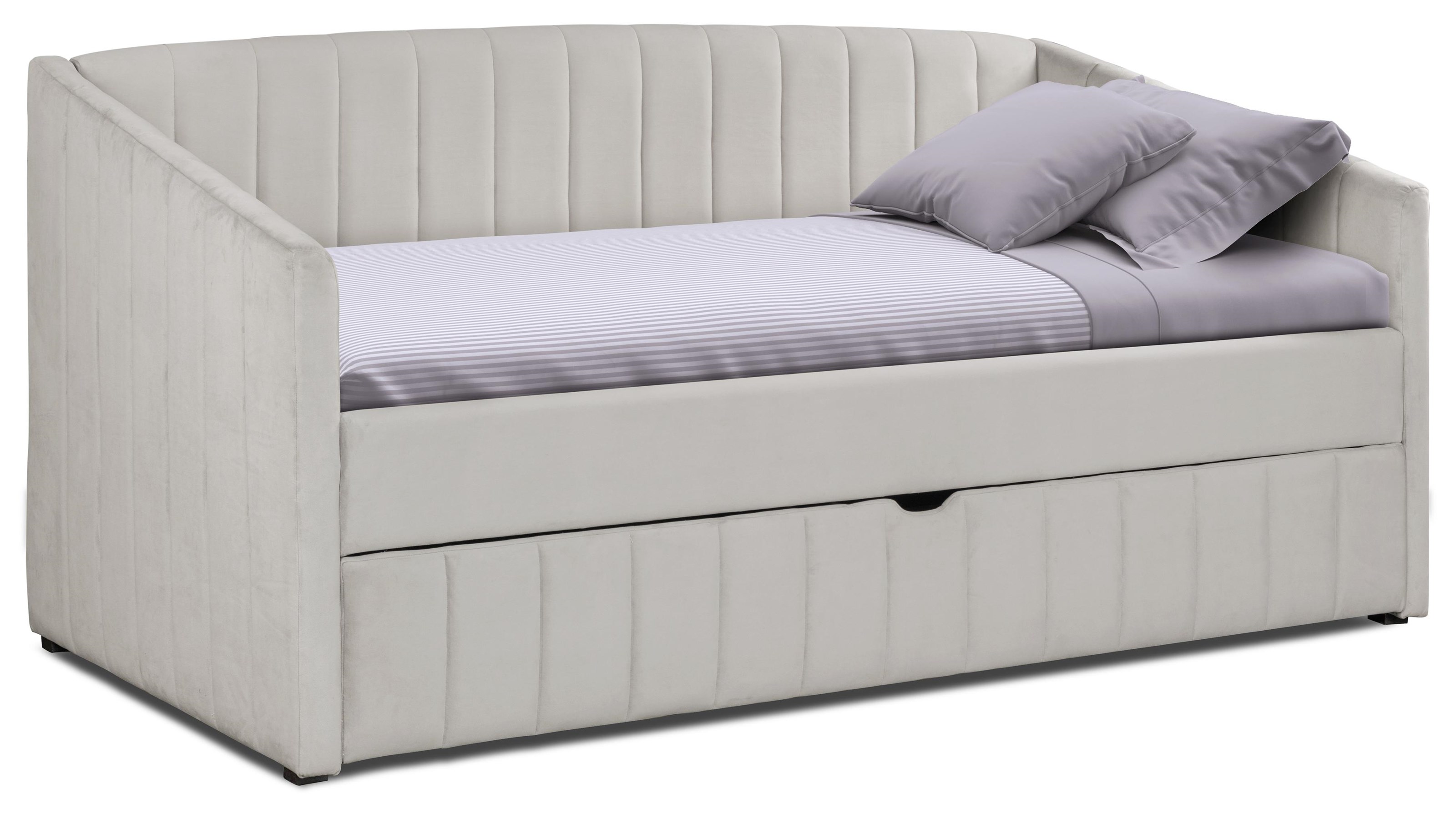 Lane Camden LANEGRP11043_SILVER DAYBED W/TRUNDLE SILVER CAMDEN